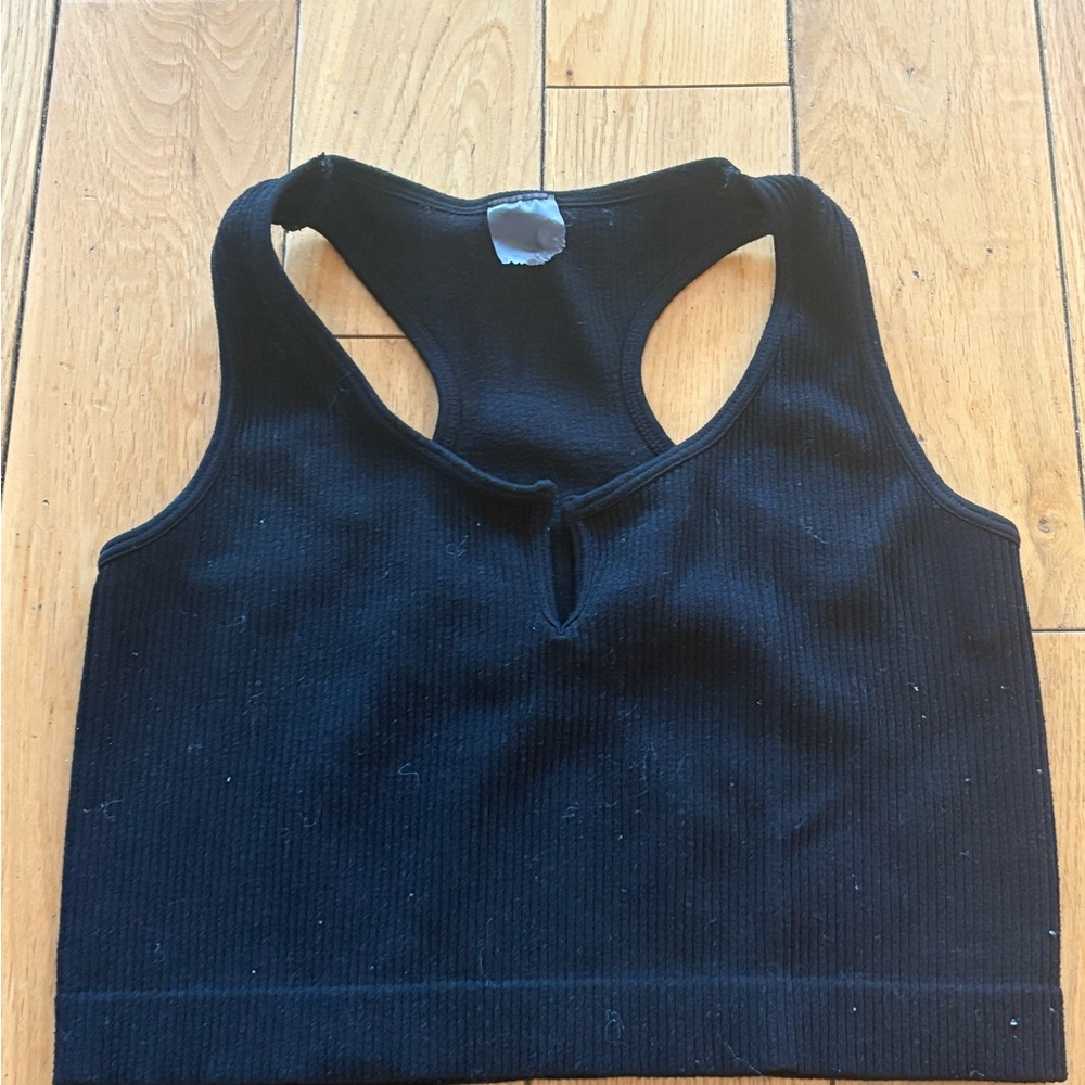 Black Sleeveless Women's Top